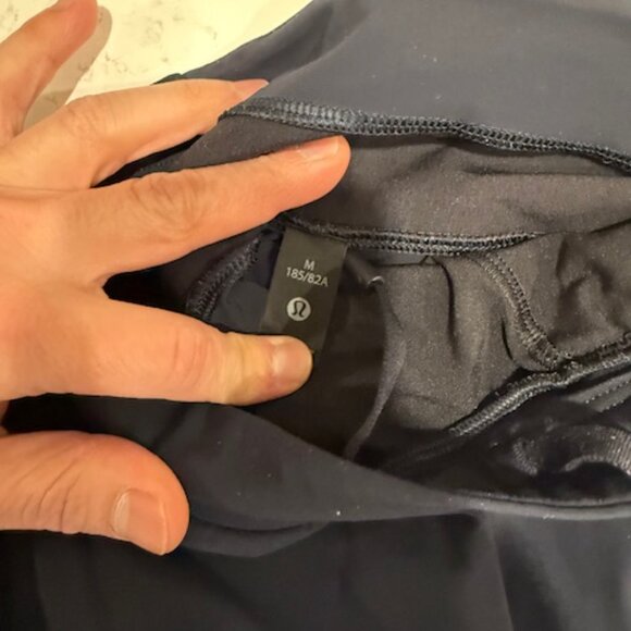 lululemon Men’s Surge Joggers Blue Size M Zipper Ankle - Picture 6 of 6